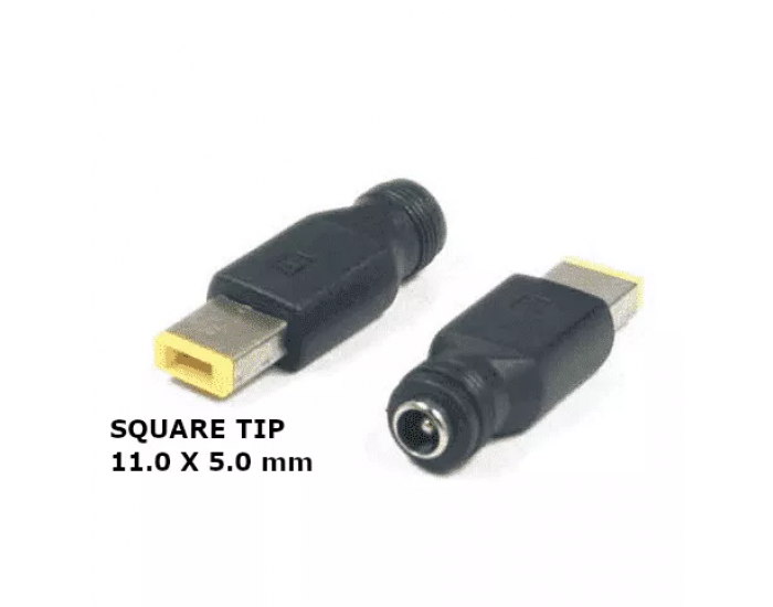 LAPTOP ADAPTER CONVERTER TIP (5.5 X 2.5MM TO SQUARE TIP)